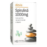 Spirulina 1000mg, 45 compresse, Alevia