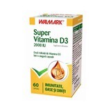 Super Vitamina D3 2000 IU, 60 capsule, Walmark