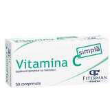 Vitamina C semplice, 50 compresse, Fiterman Pharma