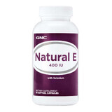 Vitamina E naturale 400 UI con selenio (077967), 90 capsule, GNC