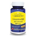 Natural Vitamin K2 MK7 120mcg, 60 capsules, Herbagetica