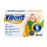 Vibovit Bobas per bambini dai 2 ai 4 anni, gusto vaniglia, 30 bustine