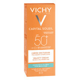 Vichy Ideal Soleil (Capital Soleil), crema viso vellutata, SPF 50, 50 ml