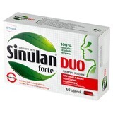 Sinulan Duo Forte - Terapia efficace per l apparato respiratorio. Aiuta a combattere i sintomi del raffreddore e dell influenza. 60 compresse.