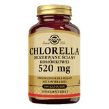 Solgar Chlorella, pareti cellulari disgregate, 100 capsule