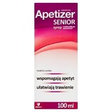 Apetizer Senior, sciroppo, gusto lampone-ribes, 100 ml