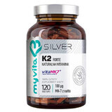 MyVita Silver Vitamine K2 100 µg FORTE, naturel, 120 gélules