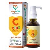 MyVita, Gocce di Vitamina C per Bambini, 50 ml