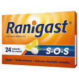 Compresse Effervescenti Antiemetico Ranigast SOS, Confezione da 24