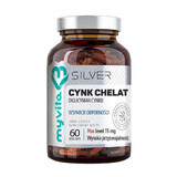 MyVita Silver, Chélate de Zinc, 60 gélules