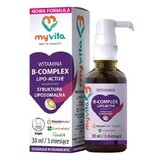 MyVita, Complesso di Vitamine B, Gocce, 30 ml.