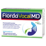 Fiorda Vocal MD o smaku owoców lenych, 30 pastylek do ssania - Dugi termin wanoci!