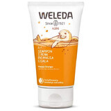 Weleda Kids, shampoo e detergente per bambini, Arancia Felice, 150 ml