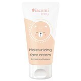 Nacomi Crema Idratante Viso Bambini e Neonati, 50ml