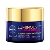 Nivea Cellular Luminous 630, Regenerating anti-pigmentation cream, Night cream, 50 ml