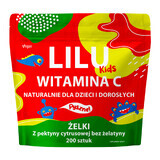 Lilu Kids Vitamina C, jeleuri naturale pentru copii și adulți, aromă de portocale, 200 de bucăți