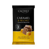 Cioccolato al latte con pezzi di caramello e sale marino, 300 g, Cachet