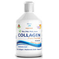 Colágeno Marino Hidrolizado Fluído Tipo 1 y 3 con 10.000mg + Biotina + Ácido Hialurónico, 500 ml, Swedish Nutra