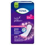 Tena Lady, assorbenti igienici urologici, Notte normale, 10 pz.