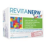 Revitanerw Junior, per bambini sopra i 3 anni e adulti, 30 capsule molli