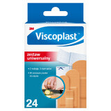 Viscoplast, cerotti con medicazione, set multiuso, 24 pezzi