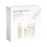 Ziaja Yego, Set da Bagno Uomo Pepe di Montagna + Vetiver + Verbena + Cedro, 400 ml + 200 ml + 200 ml + 80 ml