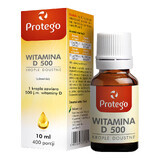 Protego Integratore di Vitamina D 500 Gocce Orale, 10 ml