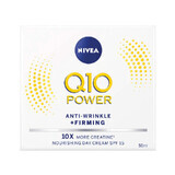 Anti-wrinkle day cream with SPF 15 Q10 Power, 50 ml, Nivea