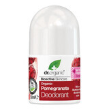 Dr. Organic Pomegranate, deodorante roll-on, melograno, 50 ml