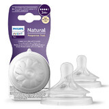 Avent Natural Response, tettarella per biberon reattiva, flusso 4, SCY964/02, dopo 3 mesi, 2 unità