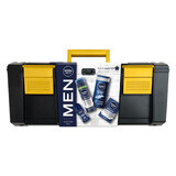 Kit Nivea Men Tech Master, schiuma da barba, 200 ml + balsamo dopobarba, 100 ml + gel doccia 3 in 1, 250 ml + antitraspirante roll-on, 48h, 50 ml