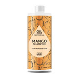 Ronney Professional Oil System Low Porosity Hair, shampoo per capelli a bassa porosità con burro di mango, 1000 ml