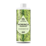 Ronney Professional Oil System Medium Porosity Hair, shampoo per capelli a media porosità con olio di moringa, 1000 ml