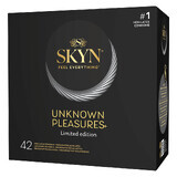 Unimil Skyn Unknown Pleasure, set di preservativi misteriosi non in lattice, 42 pezzi