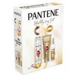 Pantene Infinite Box Set, Shampoo rinforzante, 400 ml + Siero rinforzante senza risciacquo, 200 ml + Spray volumizzante, 150 ml