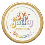 Ministry of Good Soap Facegroovin' Eco Glitter, bio glitter per la decorazione del corpo e del viso, Rainbow Freckles, 10 g