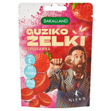 Gelatina di fragole Bakalland Button, Fiore, 34 g