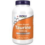 Now Foods Taurine, taurina 1000 mg, 250 capsule