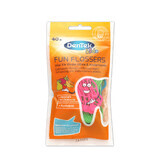 DenTek Kids Fun Flosser, filo interdentale per bambini, 40 pezzi