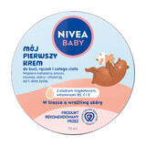 Nivea Baby La mia prima crema, per viso, mani e corpo, dal 1° giorno di vita, 75 ml