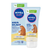 Nivea Baby, crema lenitiva contro gli arrossamenti da pannolino, fin dal primo giorno di vita, 100 ml