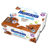 Humana Milk Minis Dessert, budino al cioccolato, dopo 10 mesi, 4 x 100 g