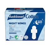 Vuokkoset Cotone, assorbenti notturni, Night Wings, 9 pezzi