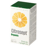 Citrosept Organic, estratto di pompelmo, gocce, 50 ml