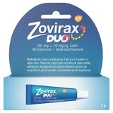 Zovirax Duo (50 mg + 10 mg)/g, crema, 2 g 