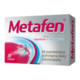 Metafen 200 mg + 325 mg, 20 comprimate