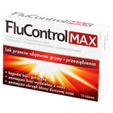 FluControl Max 650 mg + 10 mg + 4 mg, 10 compresse rivestite con film