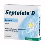 Septolete D 1 mg, senza zucchero, 30 pastiglie rigide