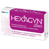 Hexagyn Duo, globuli vaginali, 10 unità