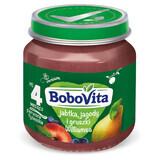 BoboVita Dessert, appel, bosbes en peer, na 4 maanden, 125 g